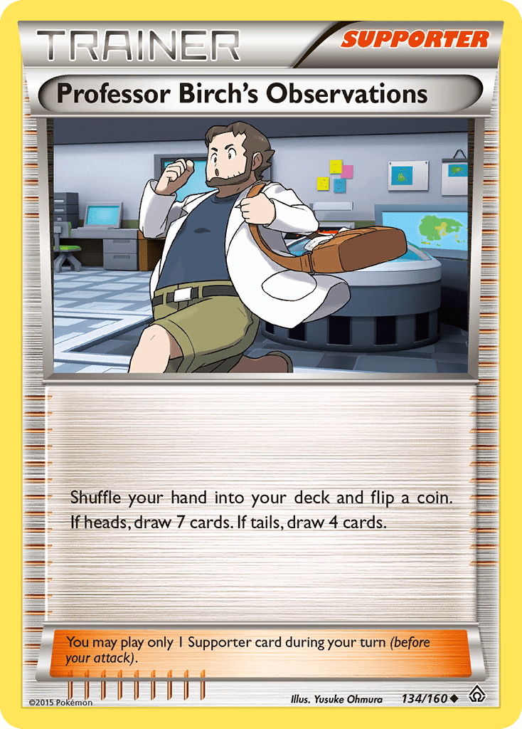 Professor Birch's Observations (134/160) [XY: Primal Clash] Pokemon Single Pokémon  | Multizone: Comics And Games
