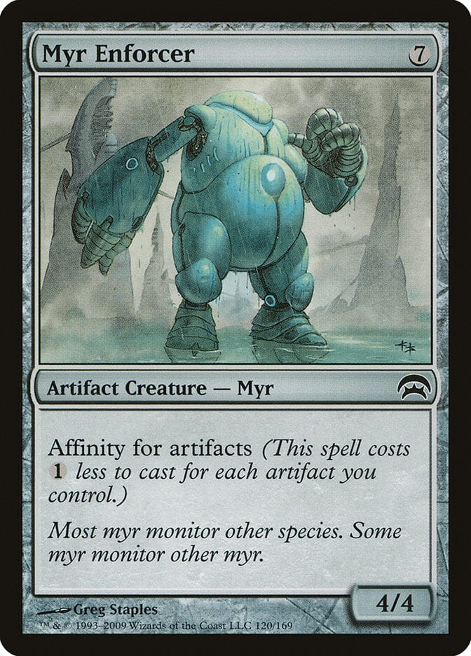 Myr Enforcer [Planechase] MTG Single Magic: The Gathering  | Multizone: Comics And Games