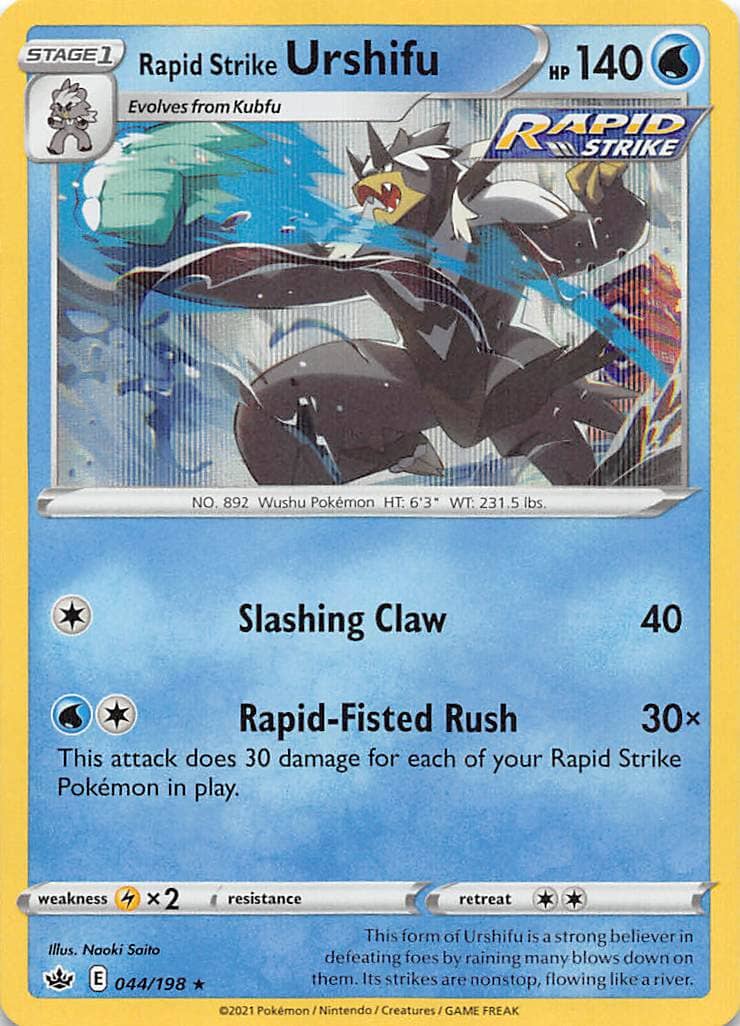 Rapid Strike Urshifu (044/198) [Sword & Shield: Chilling Reign] Pokemon Single Pokémon  | Multizone: Comics And Games