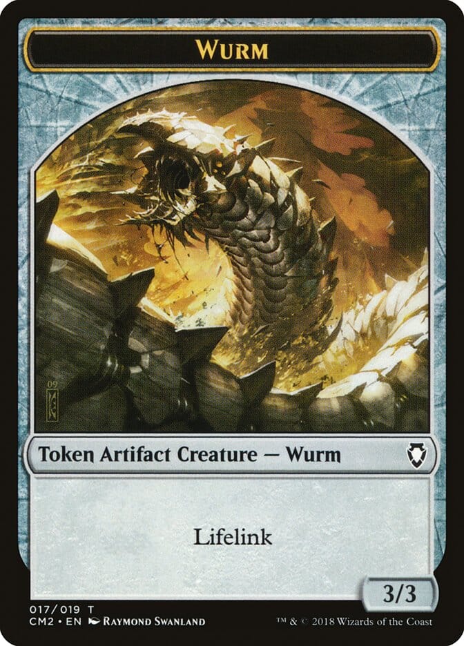 Wurm (Lifelink) [Commander Anthology Volume II Tokens] MTG Single Magic: The Gathering  | Multizone: Comics And Games