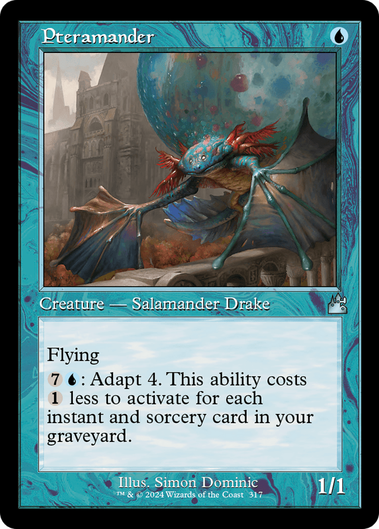 Pteramander (Retro Frame) [Ravnica Remastered] MTG Single Magic: The Gathering  | Multizone: Comics And Games