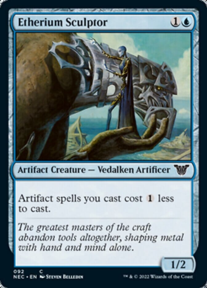 Etherium Sculptor [Kamigawa: Neon Dynasty Commander] MTG Single Magic: The Gathering  | Multizone: Comics And Games