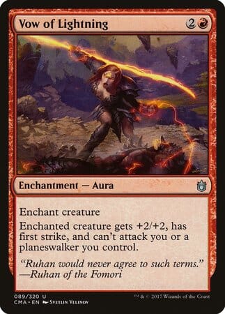 Vow of Lightning [Commander Anthology] MTG Single Magic: The Gathering  | Multizone: Comics And Games