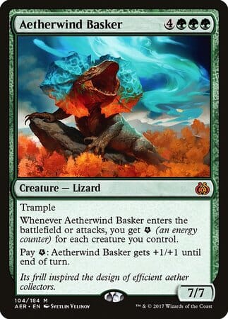 Aetherwind Basker [Aether Revolt] MTG Single Magic: The Gathering  | Multizone: Comics And Games