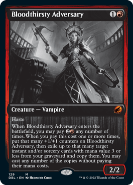 Bloodthirsty Adversary [Innistrad: Double Feature] MTG Single Magic: The Gathering  | Multizone: Comics And Games
