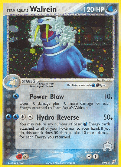 Team Aqua's Walrein (6/95) [EX: Team Magma vs Team Aqua] Pokemon Single Pokémon  | Multizone: Comics And Games