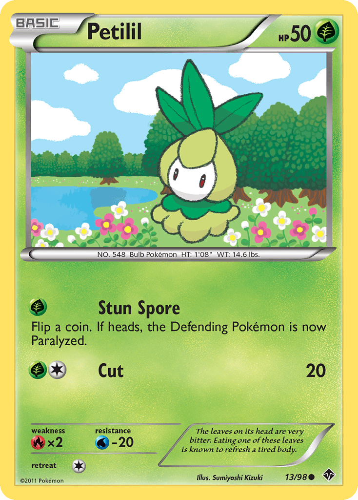 Petilil (13/98) [Black & White: Emerging Powers] Pokemon Single Pokémon  | Multizone: Comics And Games