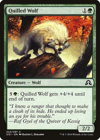 Quilled Wolf [Shadows over Innistrad] MTG Single Magic: The Gathering  | Multizone: Comics And Games