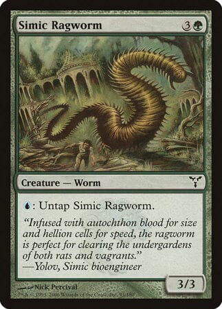 Simic Ragworm [Dissension] MTG Single Magic: The Gathering  | Multizone: Comics And Games