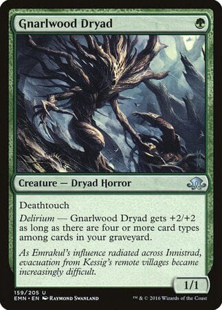Gnarlwood Dryad [Eldritch Moon] MTG Single Magic: The Gathering  | Multizone: Comics And Games