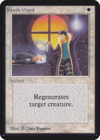 Death Ward [Limited Edition Alpha] MTG Single Magic: The Gathering  | Multizone: Comics And Games