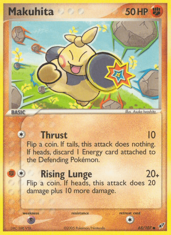 Makuhita (65/107) [EX: Deoxys] Pokemon Single Pokémon  | Multizone: Comics And Games