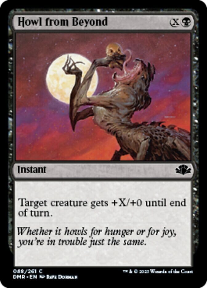 Howl from Beyond [Dominaria Remastered] MTG Single Magic: The Gathering  | Multizone: Comics And Games