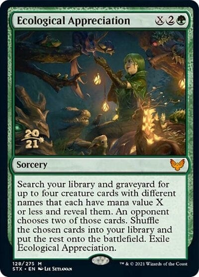 Ecological Appreciation [Strixhaven: School of Mages Prerelease Promos] MTG Single Magic: The Gathering  | Multizone: Comics And Games