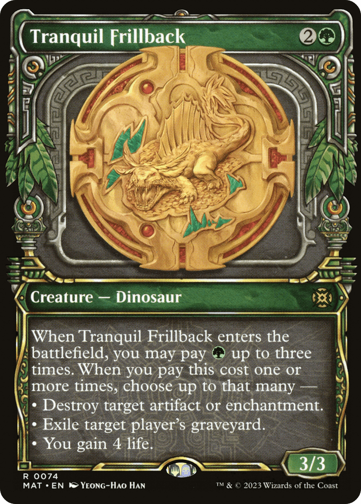 Tranquil Frillback (Showcase) [March of the Machine: The Aftermath] MTG Single Magic: The Gathering  | Multizone: Comics And Games
