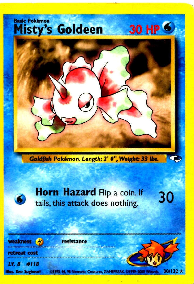 Misty's Goldeen (30/132) [Gym Heroes Unlimited] Pokemon Single Pokémon  | Multizone: Comics And Games