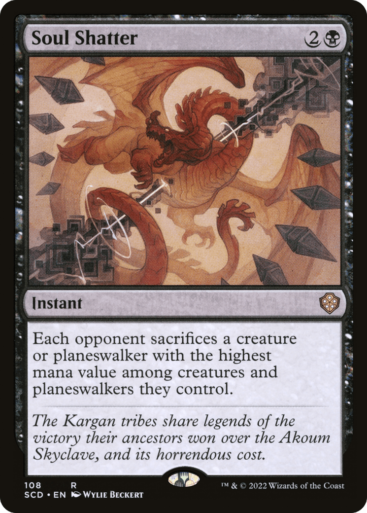 Soul Shatter [Starter Commander Decks] MTG Single Magic: The Gathering  | Multizone: Comics And Games