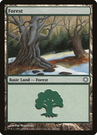 Forest (381) [Coldsnap Theme Decks] MTG Single Magic: The Gathering  | Multizone: Comics And Games