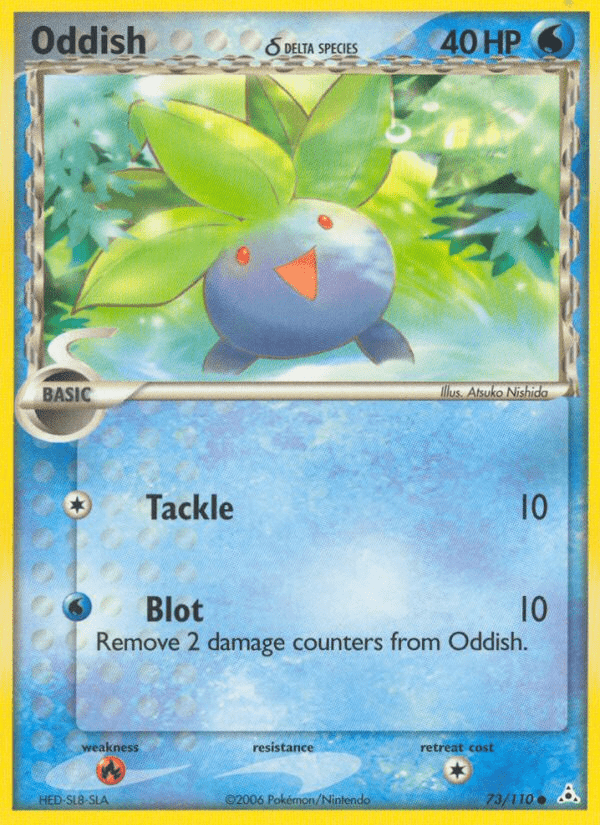 Oddish (73/110) (Delta Species) [EX: Holon Phantoms] Pokemon Single Pokémon  | Multizone: Comics And Games