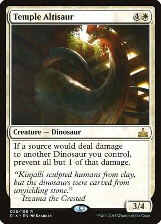 Temple Altisaur [Rivals of Ixalan] MTG Single Magic: The Gathering  | Multizone: Comics And Games