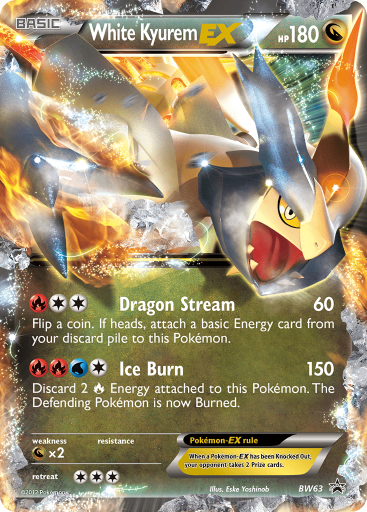 White Kyurem EX (BW63) [Black & White: Black Star Promos] Pokemon Single Pokémon  | Multizone: Comics And Games