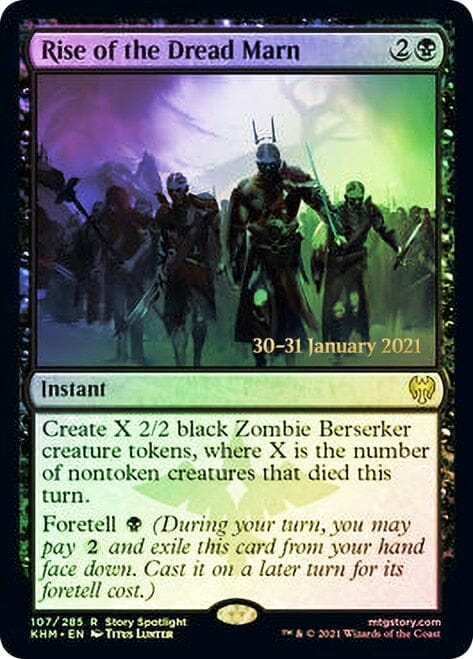 Rise of the Dread Marn [Kaldheim Prerelease Promos] MTG Single Magic: The Gathering  | Multizone: Comics And Games