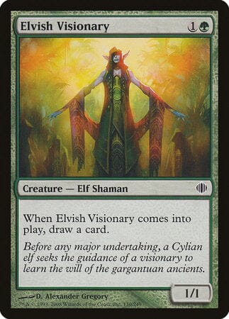 Elvish Visionary [Shards of Alara] MTG Single Magic: The Gathering  | Multizone: Comics And Games