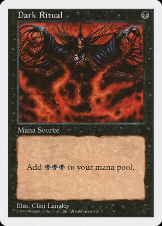 Dark Ritual [Fifth Edition] MTG Single Magic: The Gathering  | Multizone: Comics And Games