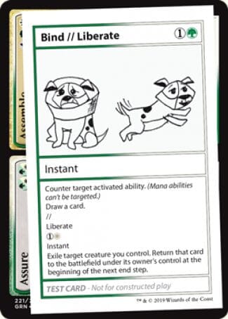 Bind // Liberate (2021 Edition) [Mystery Booster Playtest Cards] MTG Single Magic: The Gathering  | Multizone: Comics And Games