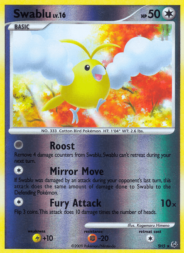 Swablu (SH5) [Platinum: Base Set] Pokemon Single Pokémon  | Multizone: Comics And Games