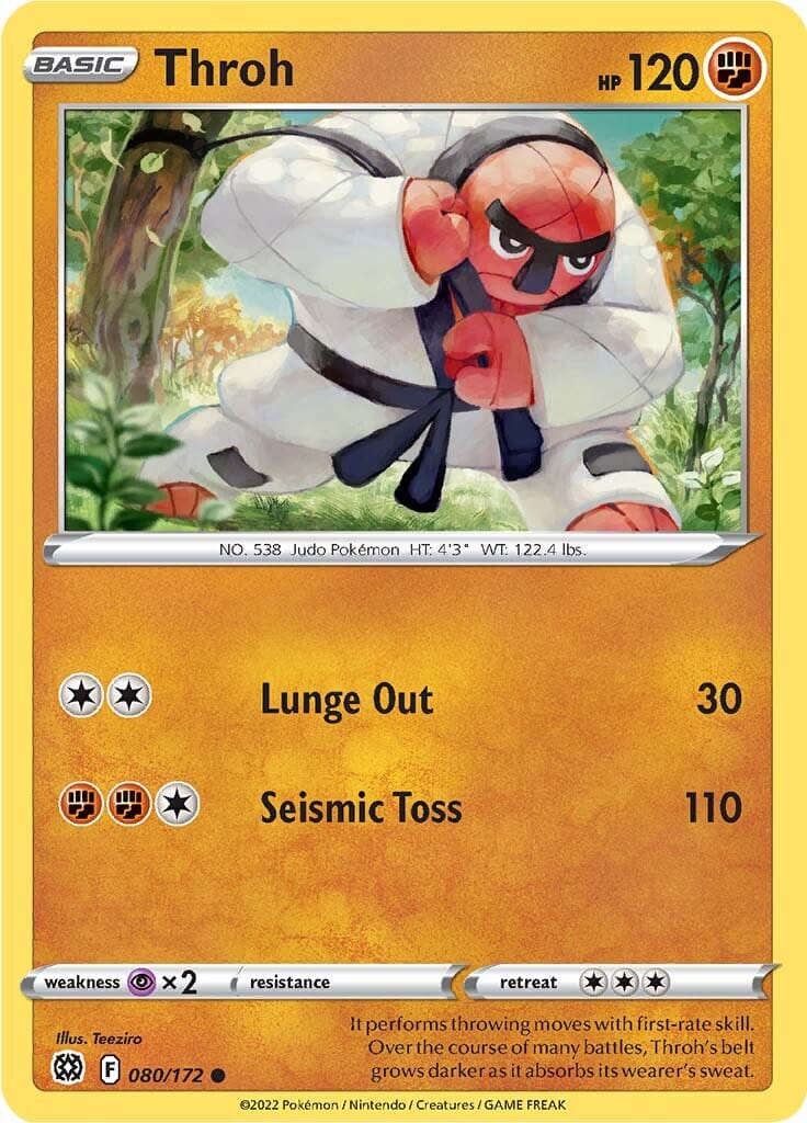 Throh (080/172) [Sword & Shield: Brilliant Stars] Pokemon Single Pokémon  | Multizone: Comics And Games