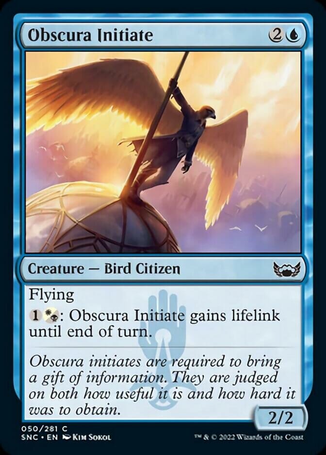 Obscura Initiate [Streets of New Capenna] MTG Single Magic: The Gathering  | Multizone: Comics And Games