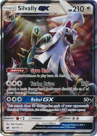 Silvally GX (90/111) (Jumbo Card) [Sun & Moon: Crimson Invasion] Pokemon Single Pokémon  | Multizone: Comics And Games