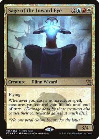 Sage of the Inward Eye [Khans of Tarkir Promos] MTG Single Magic: The Gathering  | Multizone: Comics And Games