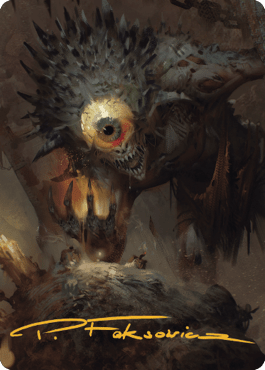Nothic Art Card (Gold-Stamped Signature) [Commander Legends: Battle for Baldur's Gate Art Series] MTG Single Magic: The Gathering  | Multizone: Comics And Games