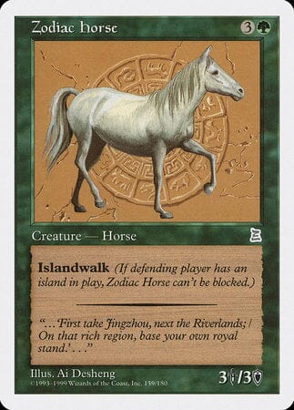 Zodiac Horse [Portal Three Kingdoms] MTG Single Magic: The Gathering  | Multizone: Comics And Games