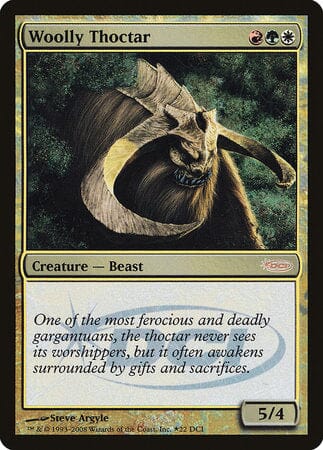 Woolly Thoctar [Wizards Play Network 2008] MTG Single Magic: The Gathering  | Multizone: Comics And Games