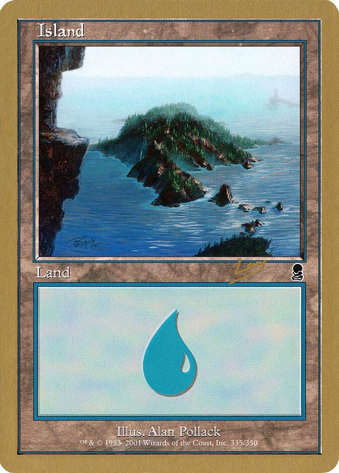 Island (rl335) (Raphael Levy) [World Championship Decks 2002] MTG Single Magic: The Gathering  | Multizone: Comics And Games