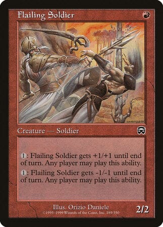 Flailing Soldier [Mercadian Masques] MTG Single Magic: The Gathering  | Multizone: Comics And Games
