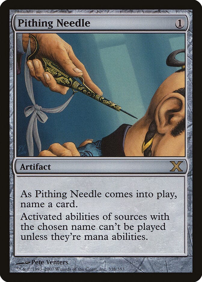 Pithing Needle [Tenth Edition] MTG Single Magic: The Gathering  | Multizone: Comics And Games