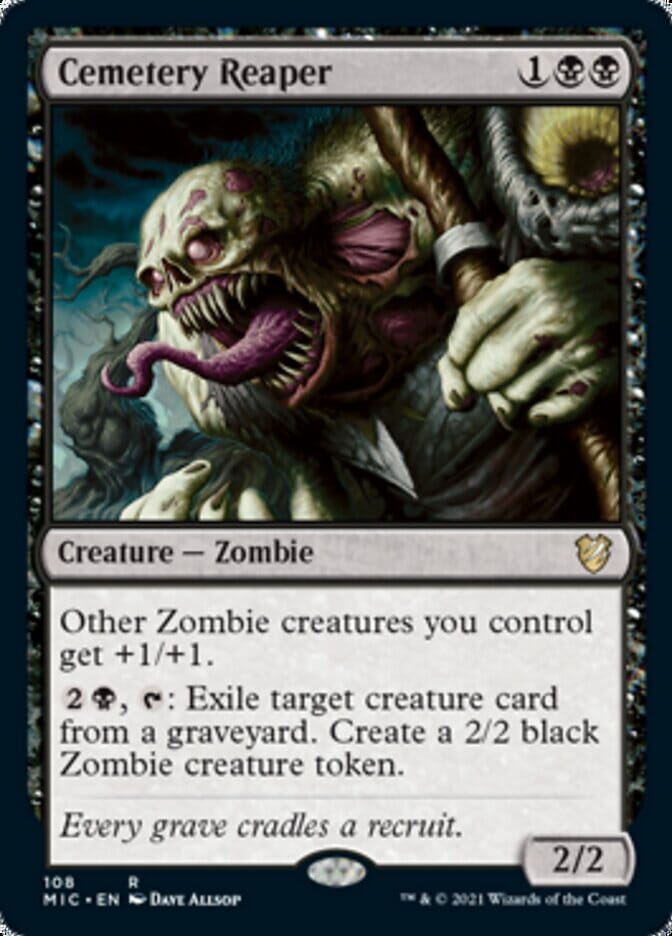 Cemetery Reaper [Innistrad: Midnight Hunt Commander] MTG Single Magic: The Gathering  | Multizone: Comics And Games