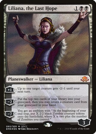 Liliana, the Last Hope SDCC 2016 EXCLUSIVE [San Diego Comic-Con 2016] MTG Single Magic: The Gathering  | Multizone: Comics And Games