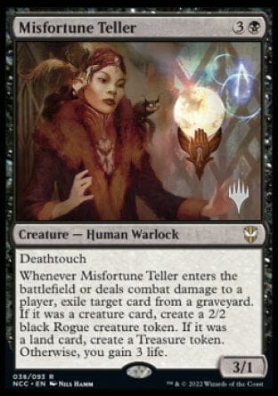 Misfortune Teller (Promo Pack) [Streets of New Capenna Commander Promos] MTG Single Magic: The Gathering  | Multizone: Comics And Games