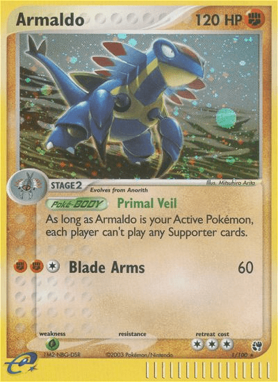 Armaldo (1/100) [EX: Sandstorm] Pokemon Single Pokémon  | Multizone: Comics And Games