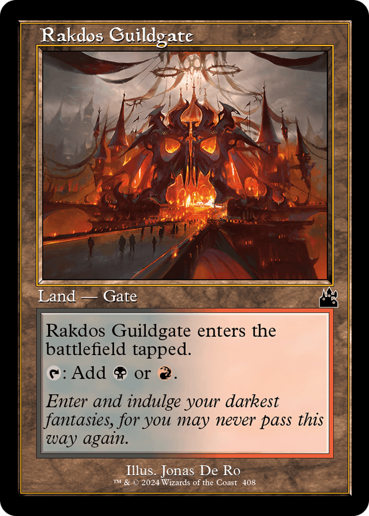 Rakdos Guildgate (Retro Frame) [Ravnica Remastered] MTG Single Magic: The Gathering  | Multizone: Comics And Games