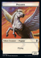 Treasure // Pegasus Double-sided Token [Commander Legends: Battle for Baldur's Gate Tokens] MTG Single Magic: The Gathering  | Multizone: Comics And Games