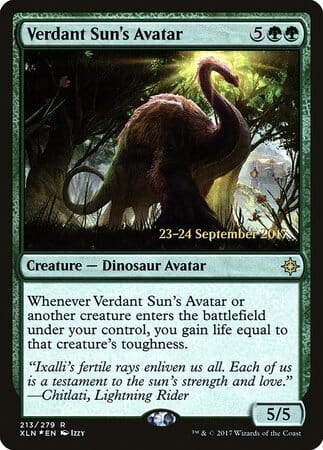 Verdant Sun's Avatar [Ixalan Promos] MTG Single Magic: The Gathering  | Multizone: Comics And Games
