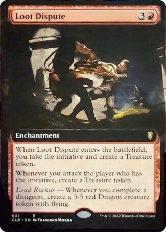 Loot Dispute (Extended Art) [Commander Legends: Battle for Baldur's Gate] MTG Single Magic: The Gathering  | Multizone: Comics And Games