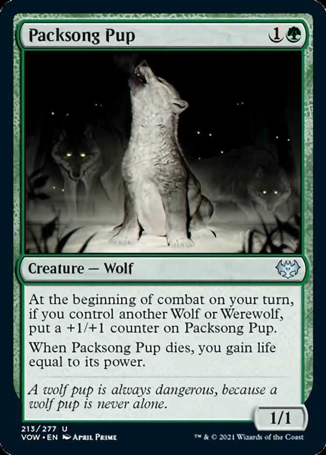 Packsong Pup [Innistrad: Crimson Vow] MTG Single Magic: The Gathering  | Multizone: Comics And Games