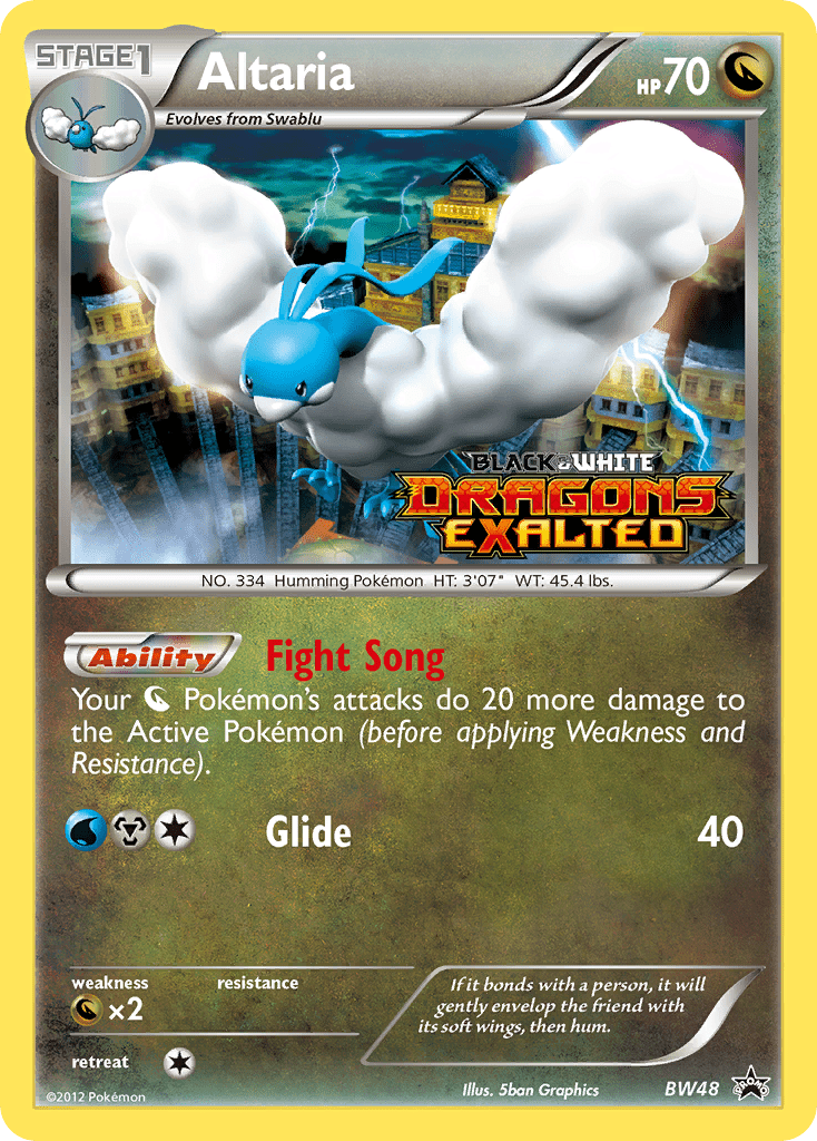 Altaria (BW48) [Black & White: Black Star Promos] Pokemon Single Pokémon  | Multizone: Comics And Games